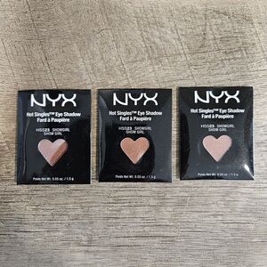 Lot of 3 NYX Hot Singles Eye Shadow Refills - HSS23 Showgirl NEW